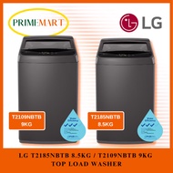 LG T2185NBTB 8.5KG / T2109NBTB 9KG TOP LOAD WASHER + 2 YEARS WARRANTY