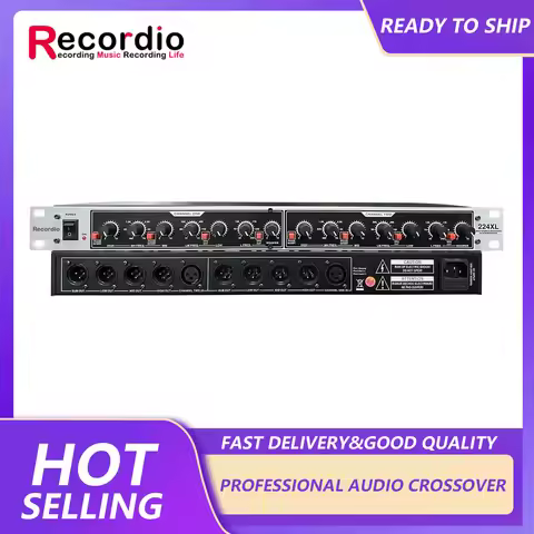 GAX-224XL Professional stage crossover 2 way audio 224XL subwoofer 2/4 audio splitter for wholesale
