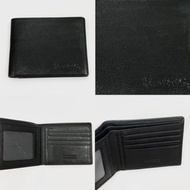 🇫🇷 Pierre Cardin France Simple Leather Wallet with Photo / ID Card Window in Black 法國牛皮真皮黑色薄身有窗短款銀包