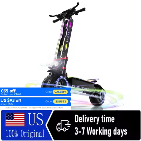 ONECNA GT9 7000W Dual-Motor Adult Electric Scooter, 55 MPH High Speed, 60V Large Battery, 70-Mile Ra