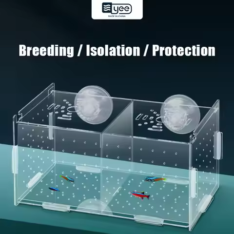 Acrylic Fish Isolation Box Fish Tank Small Fry Breeding Box Aquarium Accessories Spawning Hatching R