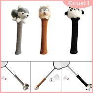 [Ecusi] Badminton Racket Badminton Decorative Non Slip Tennis Grip Doll Racket Handle Protective Cover