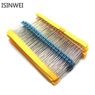 Total 600pcs 1% 1/4W 0.25W Metal Film Resistor Assorted Kit 30 Values 10 Ohm ~1M Ohm 20pcs Each valu