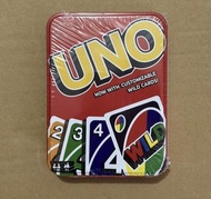 （玩具）紅色鐵盒UNO 紙牌桌上遊戲卡 112張/盒 $60/盒