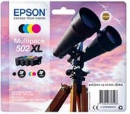 Epson C13T02W64010 502XL Multipack 4-Pack XL Ink Cartridge Black/Yellow/Cyan/Magenta