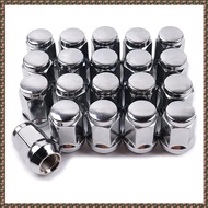 (JPTZ) 20Pcs 14X1.5 Lug Nuts - 19mm Lug Nut 1.38 inch Tall 3/4 inch Hex Chrome Lug Nuts for 1999-202