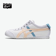 Onitsuka Tiger Shoes for Men Mexico 66 Slip-On Canvas Women Sports Sneakers Unisex Running Jogging Shoe White Grey