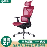 W-8 Changteng Ergonomic Backrest Office Chair Comfortable Mesh Chair Adjustable Rotating Conference Chair Simple Office