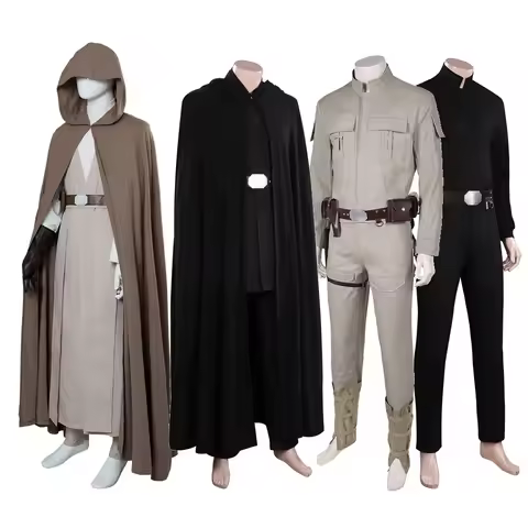 Episode V The Empire Strikes Luke Cos Skywalker Cosplay Roleplay Costume Adult Men Outfits Belt Wais