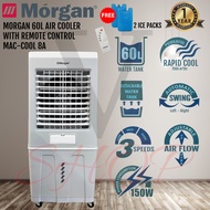MORGAN 60L AIR COOLER WITH REMOTE CONTROL MAC-COOL 8A || SHARP 20L 750m3/h AIR COOLER WITH REMOTE CO