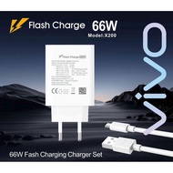 Vivo Type C 66W Flash Charger V23 V21 V27 T1 5G 100%Original Fast Charging Type C Charger