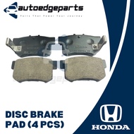 Rear Disc Brake Pad for Honda Civic S84 SV4 SNA SNB 1.8 2.0 FD / Accord SDA 2.0 2.4 (43022-S84-A00)