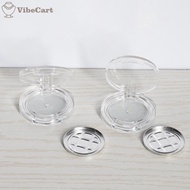 VibeCart‌ 2.5g Empty Single Slot Eyeshadow Palette Blush Box Portable Cosmetic Makeup Case Container
