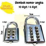 Number Padlock 10 digit 6 digit fence Number Padlock