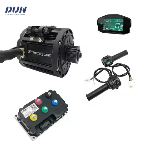 QS 138 90H mid Drive Motor 4KW Peak 10KW PMSM 100KPH with Fardriver ND72530 DKD LCD Speedometer And 