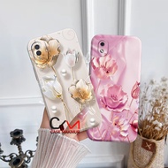 Silicon Samsung A01 A01Core A2 Core A10 - Floral Softcase - Case hp - Women's Casing