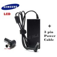 【READY STOCK】SAMSUNG MONITOR Adapter with power cord (14v/1.43a) (14v/3a) (6.5*4.4)