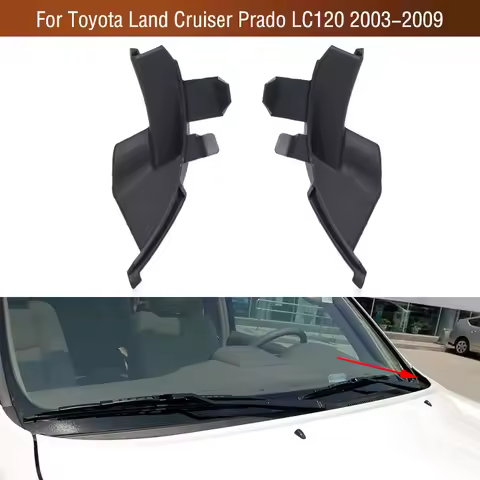 Front Windshield Wrap Corner Wiper Side Cowl Trim Cover Lid For Toyota Land Cruiser Prado LC120 Lexu