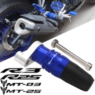 Motorcycle Collision Pad Exhaust Slider Body Protector for YAMAHA YZF R3 R25 YZF-R3 MT-03 MT03 MT25 