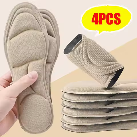 Insole Memory Foam Comfortable Thickened Insole Arch Support Shock Absorption Massage Insole Suitabl