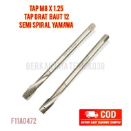 Tap M8x1.25 Tap Threaded Bolt 12 Semi Spiral Yamawa Not OSG YG Sutton