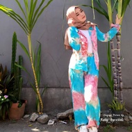 ONE SET TIE DYE/ TIE DYE PAJAMAS TIE DYE SET BALI PAJAMAS