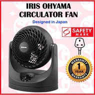 IRIS Ohyama Compact Circulator Fan PCF-MKM15 Black