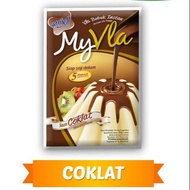 MyVla VANILLA / MyVla COKLAT (MY VLA Sachet Bubuk Instan) 60gr / MY VLA VANILA NUTRIJEL / MY VLA COK