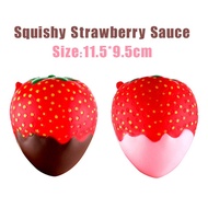 Squash Anti-stress Toy 11.5cm Strawberry Scented Squishy Slow Rising Squeeze Toy Jumbo Collection Sq