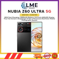 nubia Z60 Ultra 5G (16GB+512GB) Smartphone | 1 Year ZTE NUBIA Malaysia Warranty