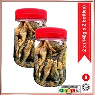 RAYA HANDMADE SALTED EGG FISH SKIN 140G X 2 BOTTLES ASEAN.OS