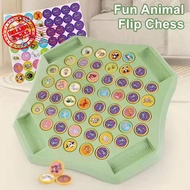 Children's Flip-flop Chess Parent-child Interactive Pairs Game Battle Training Board Memory Toy Q7n1