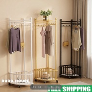 Coat Rack Shoe Cabinet Integrated Bedroom Dormitory Wardrobe Simple Corner Floor Hanger GZM2 PTGF SU