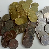 arab saudi 50 halala lama dan baru tahun campur koin asing