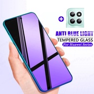 2 in 1 For Honor X6C Anti Blue Light Tempered Glass For Honor X9b X9a X9c Smart X8c X7c X8a X7a X6a 