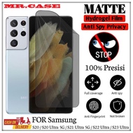 Anti-Scratch Hydrogel Spy Privacy Matte Samsung S20 S20 Ultra 5G S21 Ultra 5G S22 Ultra S23 Ultra Sc