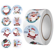 WRAPPER PRIVATE26WR6 500Pcs/roll Gift Sealing Merry Christmas Christmas Sticker Label Sticker Handmade Card Box Package