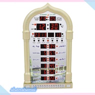 Shanshan Mosque Azan Calendar Ramadan Wall Clock With Remote Control Lcd Display Alarm Clock For Home Decor [us Plug]