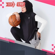 Rompi Vest Tie On Luaran Hijab Sport Olahraga Utk Basket Futsal Yoga - TIE ON NAVY - kami menyediakan blezer wanita muslim vest dress muslimah baju cardingan duha 2021 rajut korean style vestival