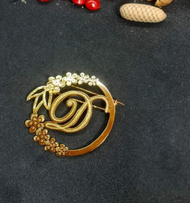 Pin Huruf / Bros Huruf / Pin Huruf Inisial