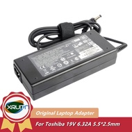 Original TOSHIBA 19V 6.32A 120W PA3290E-1ACA ADP-120ZB BB  PA5083E-1AC3 PA5181U-1ACA Laptop Power AC