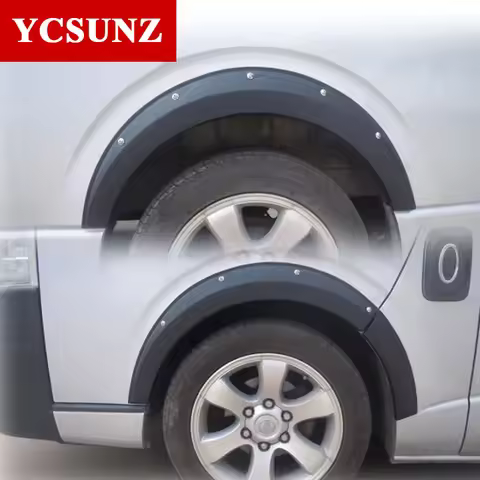 For Toyota Hiace 3 inch Fender Flares Mudguards For Toyota Hiace Commuter Van 2006 2007 2008 2009 20
