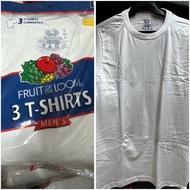 Fruit Of The Loom White T-shirt 100% Cotton [round neck]