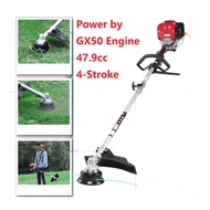 2021 New Engine 2 in 1 Grass Cutter 4 stroke GX50 47.9CC Brush cutter Petrol Gasoline Strimmer Tree 
