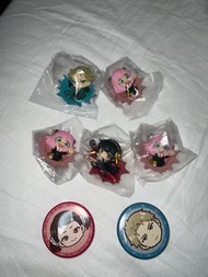 日本 SPY FAMILY 新扭蛋 襟章 磁石