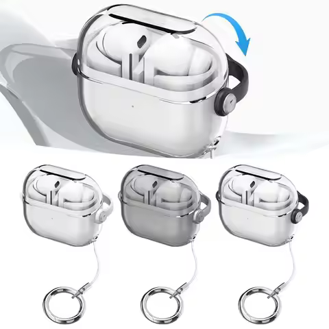 For Samsung Buds 3 Pro Earphone Shell Lanyard Lock Buckle Protective Cover For Samsung Galaxy Buds 3