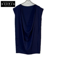 三宅一生 IM21FJ521 紫色垂褶設計無袖連身裙 2 碼 [二手]