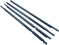 Front Rear Door Belt Moulding Set Replacement for 03-09 Toyota Land Cruiser Prado Lexus GX470 4.7L 7