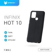 Soft Case Infinix Hot 10 Corak Kulit