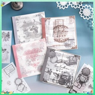 ENWEI 20 Pcs [Lace Set Order Series] Aesthetics Journal Stickers PET/Washi Paper Sticker Paper Scrap